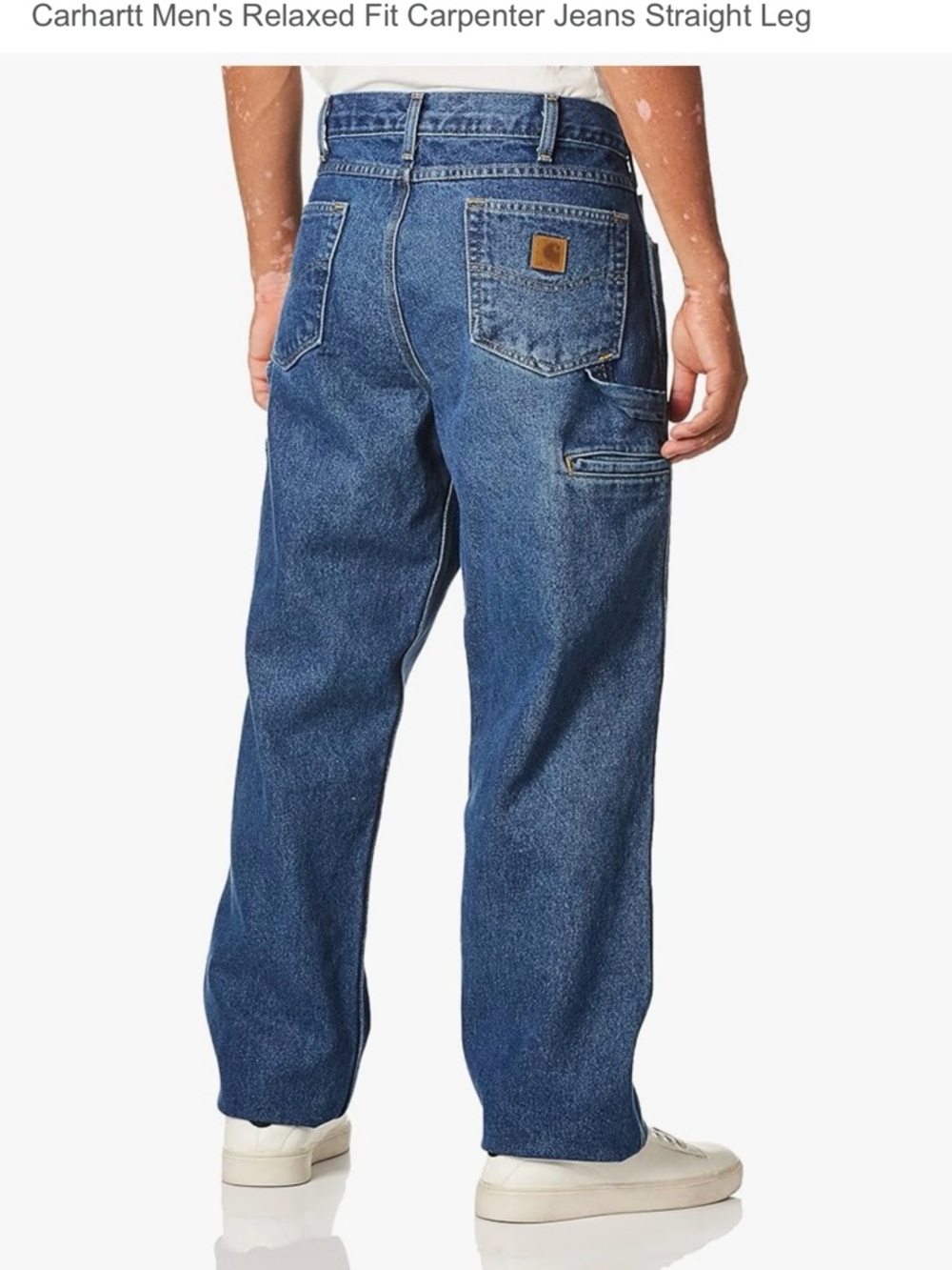 Carhartt Jeans Relaxed Fit Carpenter Denim Straight Leg MEN's size 40